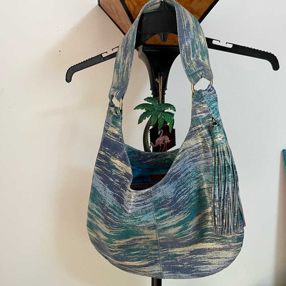 HOBO INTERNATIONAL GARDNER shoulder bag CRACKED GLASS